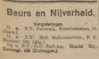 "Beurs en Nijverheid. Vergaderingen.". "Algemeen Handelsblad". Amsterdam, 05-05-1920.