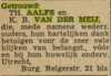 "Familiebericht". "Friesche courant". Leeuwarden, 1943/02/01