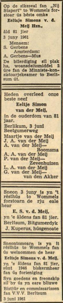 Leeuwarder courant, 05-06-1961