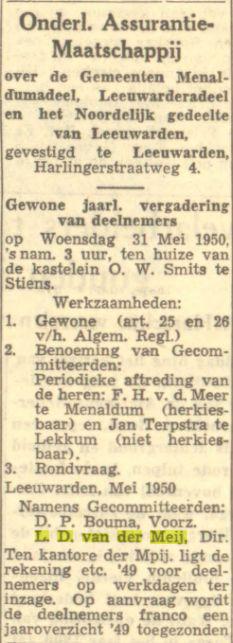 Leeuwarder courant, 22-05-1950