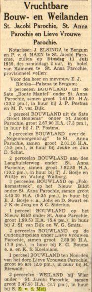 Leeuwarder courant, 29-06-1939