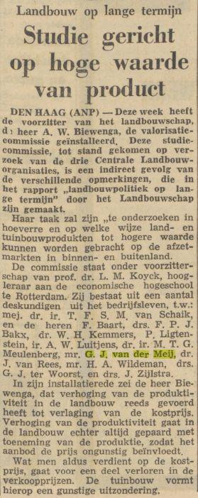 Friese koerier, 01-12-1962