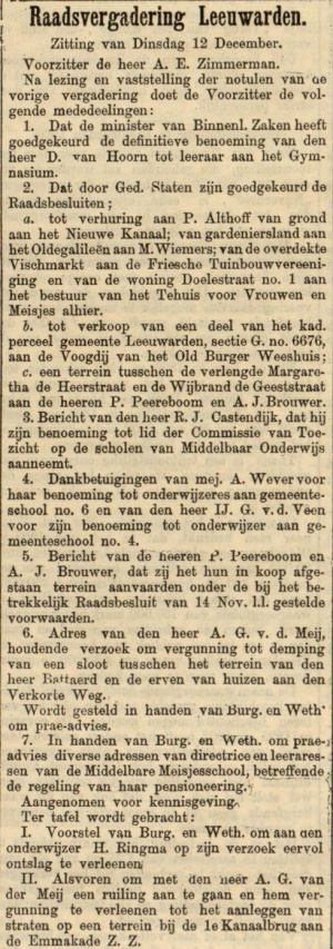 Leeuwarder courant, 13-12-1905