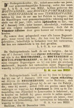 Leeuwarder courant, 25-12-1868