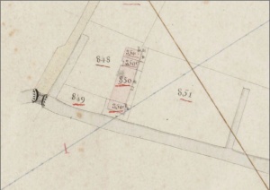 Kadaster 1832 Berlikum kaart A4 de Nijverheid