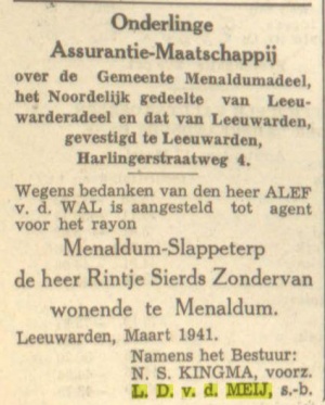Leeuwarder courant, 17-03-1941