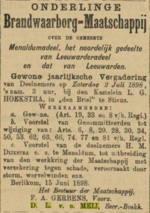 Leeuwarder courant, 17-06-1898