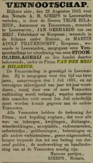 Leeuwarder courant, 31-08-1885