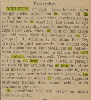 Nieuwsblad van Friesland, 20-09-1927