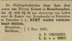Leeuwarder courant, 04-11-1881