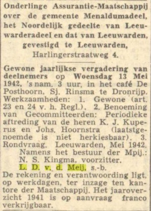 Leeuwarder courant, 09-05-1942