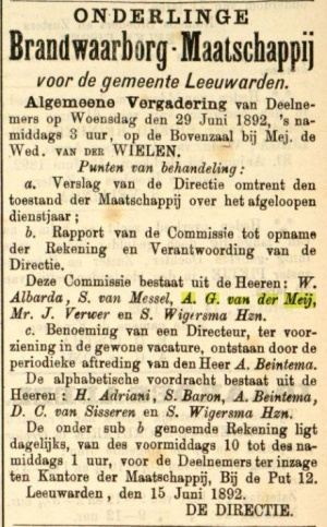 Leeuwarder courant, 16-06-1892