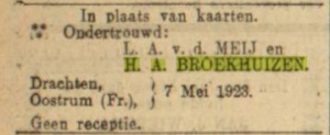 Leeuwarder courant, 23-05-1923