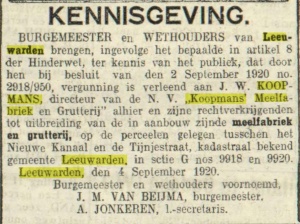 Leeuwarder courant, 09-09-1920