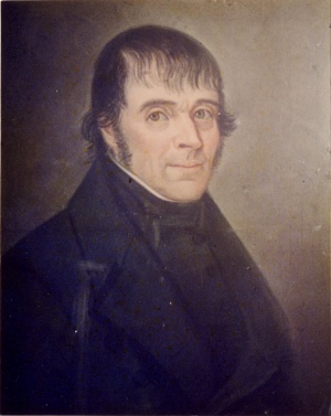 Portret schilderij van 1848 oud 60 jaar