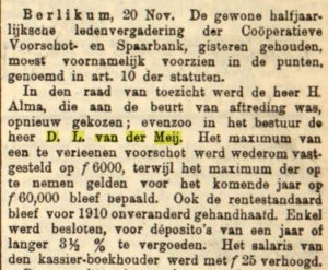 Leeuwarder courant, 23-11-1909