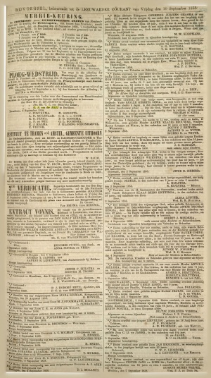 Leeuwarder courant, 10-09-1858