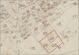 Kadaster 1832 Kaart Brl A770, A771 & A772