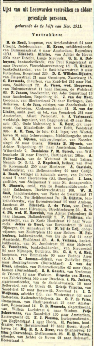 Leeuwarder courant, 04-12-1911