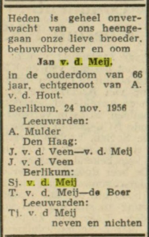 Leeuwarder courant, 26-11-1956