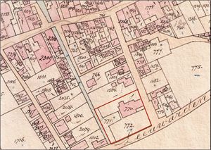 Kadaster 1887 Kaart Brl A770, A771 & A772
