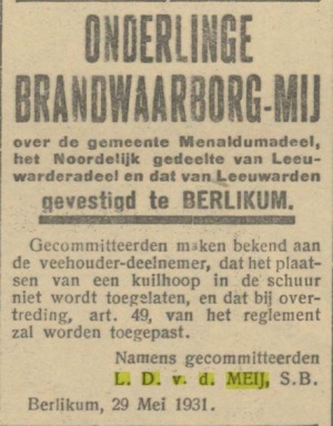 Friesch dagblad, 30-05-1931