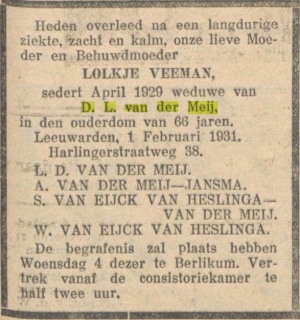 Leeuwarder nieuwsblad, 02-02-1931