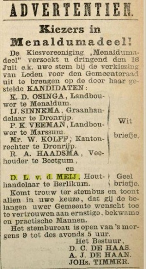 Leeuwarder courant van 05-07-1889