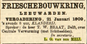 Leeuwarder courant, 18-01-1909