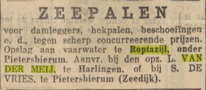 Advertentie, Leeuwarder nieuwsblad, 29-09-1931