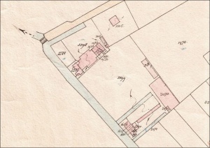 Kadaster 1887 Berlikum kaart A4 voorzijde de Nijverheid