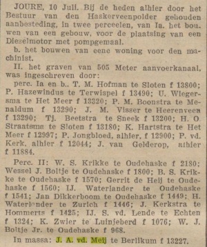 Nieuwsblad van Friesland, 12-07-1911